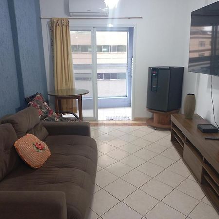 Apto Vista Mar, 8 Pessoas, Varanda Gourmet, Pe Na Areia! Praia Grande  Kültér fotó