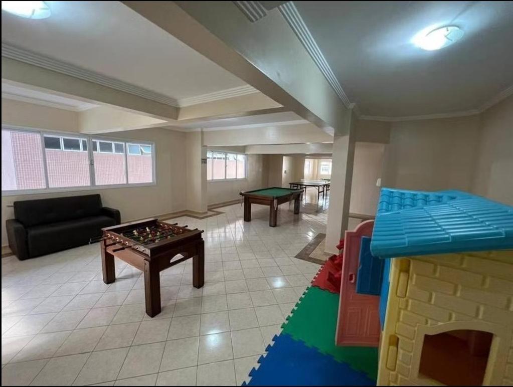 Apto Vista Mar, 8 Pessoas, Varanda Gourmet, Pe Na Areia! Praia Grande  Kültér fotó