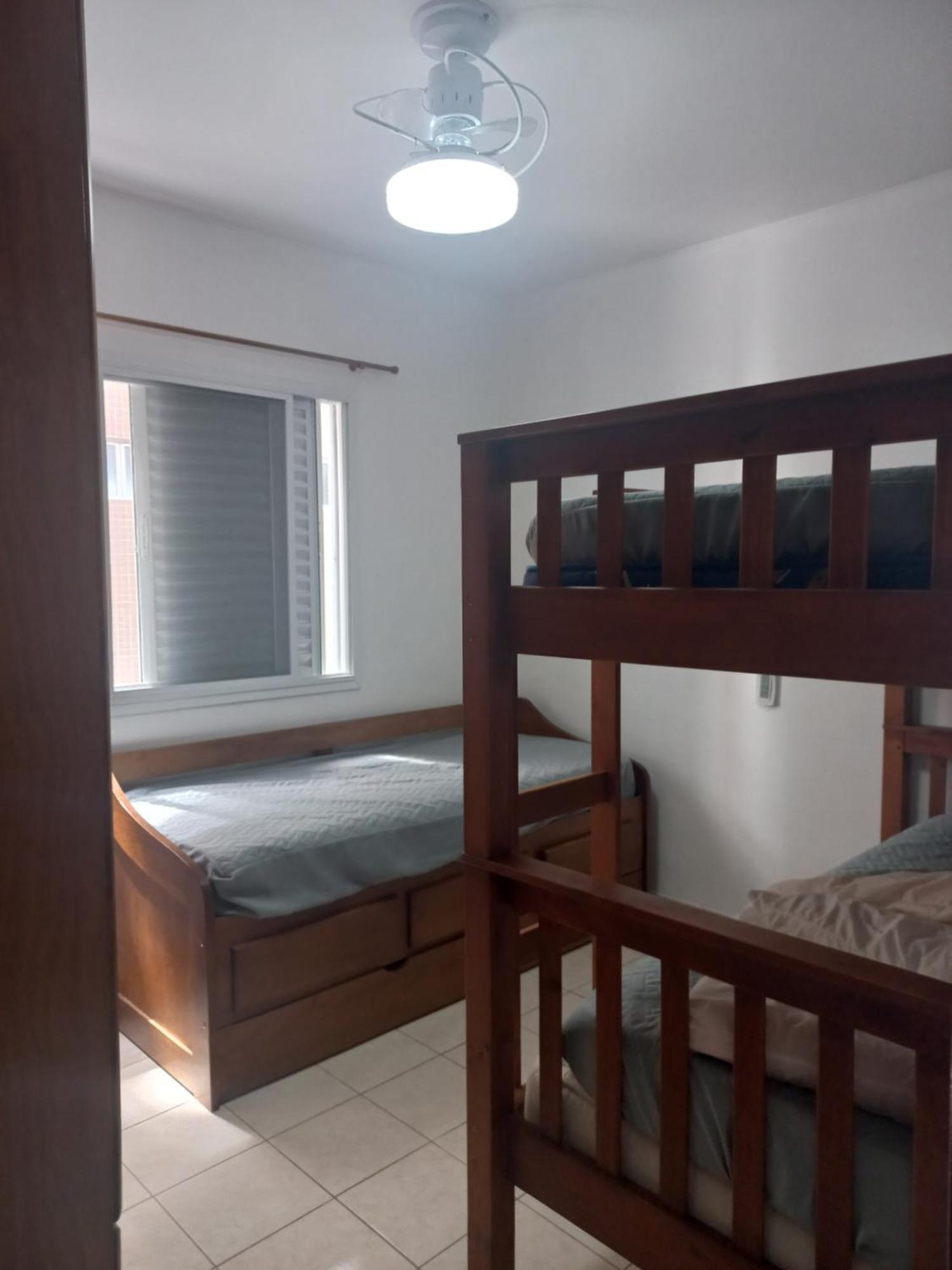 Apto Vista Mar, 8 Pessoas, Varanda Gourmet, Pe Na Areia! Praia Grande  Kültér fotó